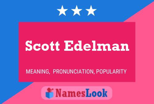 ملصق اسم Scott Edelman