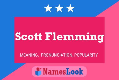 ملصق اسم Scott Flemming