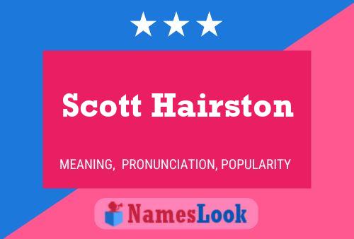 ملصق اسم Scott Hairston