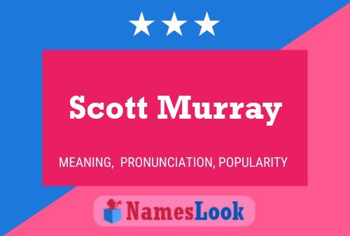 ملصق اسم Scott Murray