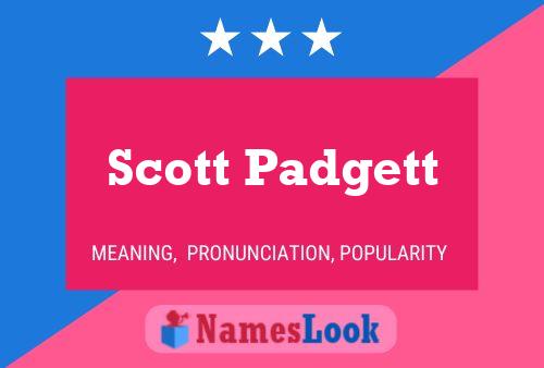 ملصق اسم Scott Padgett