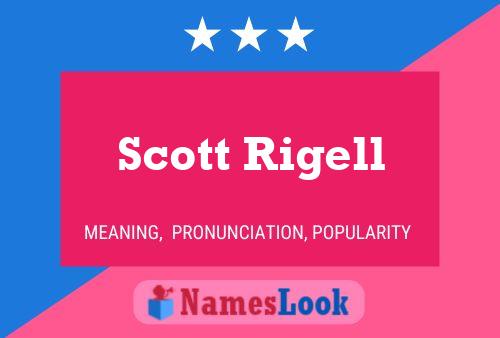 ملصق اسم Scott Rigell