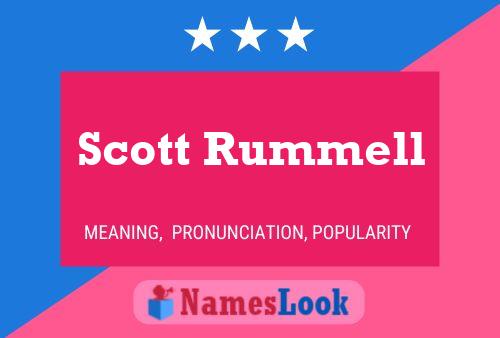 ملصق اسم Scott Rummell