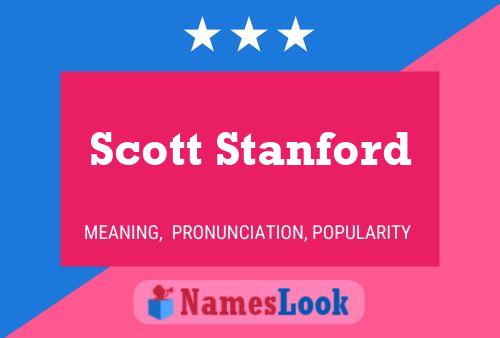 ملصق اسم Scott Stanford