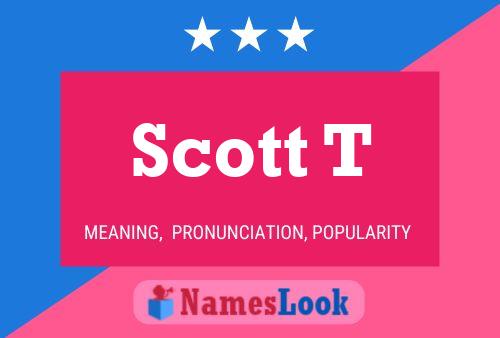 ملصق اسم Scott T