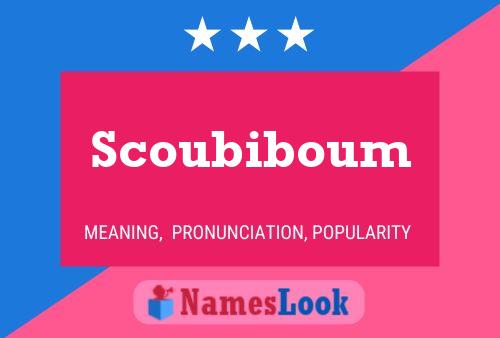 ملصق اسم Scoubiboum