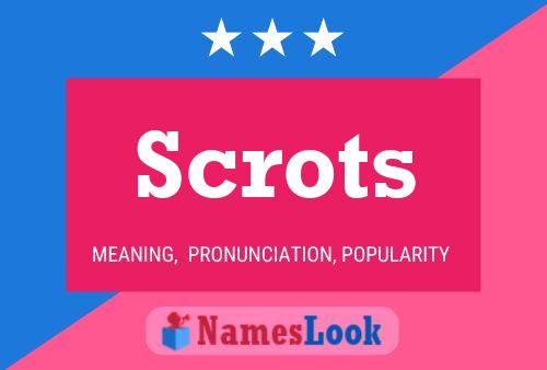 ملصق اسم Scrots