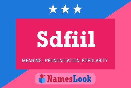 ملصق اسم Sdfiil