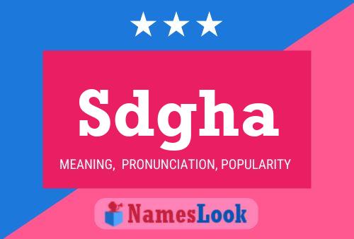 ملصق اسم Sdgha