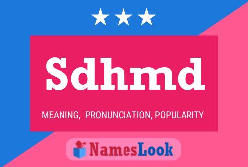 ملصق اسم Sdhmd