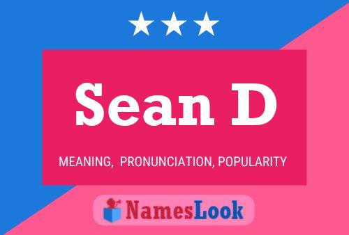 ملصق اسم Sean D