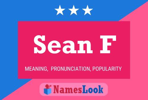 ملصق اسم Sean F