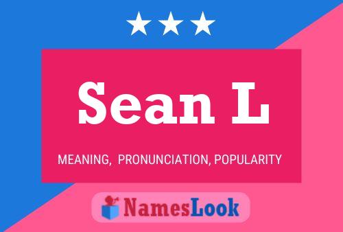 ملصق اسم Sean L