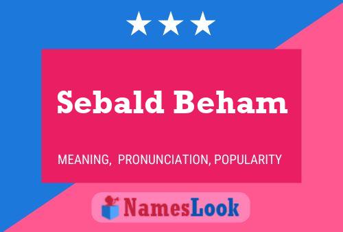 ملصق اسم Sebald Beham