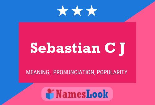 ملصق اسم Sebastian C J