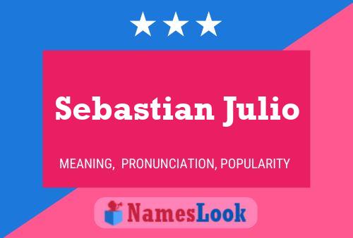 ملصق اسم Sebastian Julio