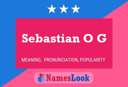 ملصق اسم Sebastian O G