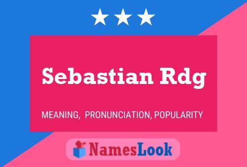 ملصق اسم Sebastian Rdg