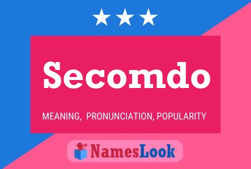 ملصق اسم Secomdo