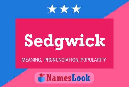 ملصق اسم Sedgwick