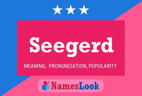 ملصق اسم Seegerd