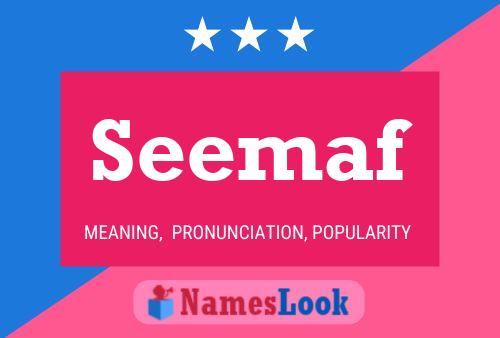 ملصق اسم Seemaf