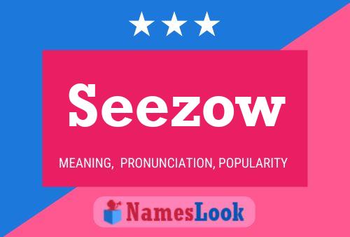 ملصق اسم Seezow