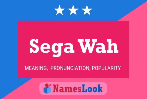 ملصق اسم Sega Wah