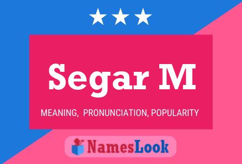 ملصق اسم Segar M