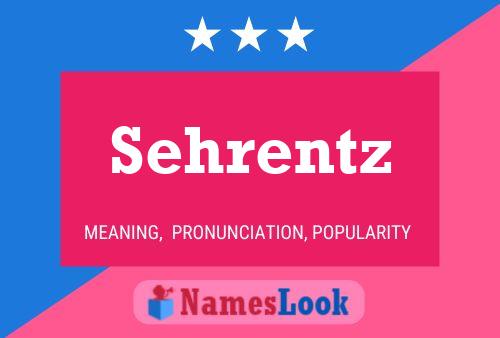 ملصق اسم Sehrentz