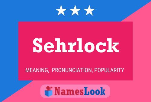 ملصق اسم Sehrlock