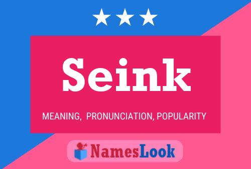 ملصق اسم Seink