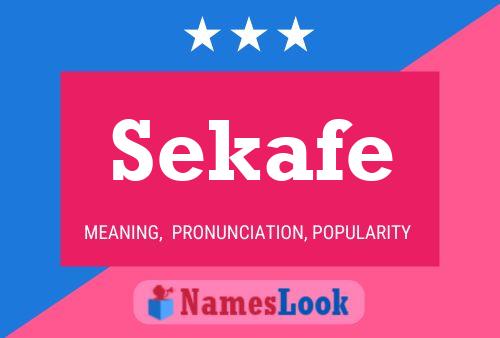 ملصق اسم Sekafe