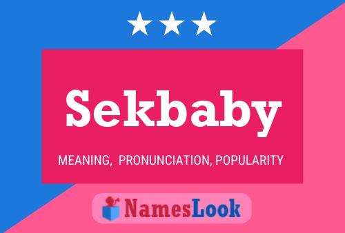 ملصق اسم Sekbaby