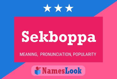 ملصق اسم Sekboppa