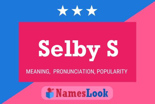 ملصق اسم Selby S