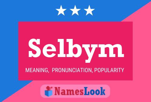 ملصق اسم Selbym