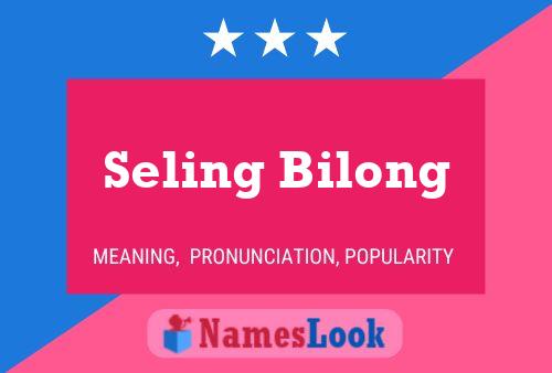 ملصق اسم Seling Bilong