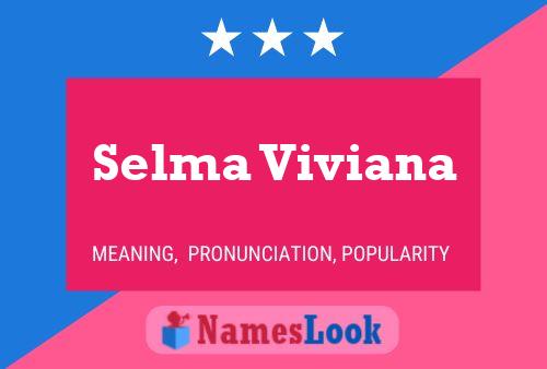 ملصق اسم Selma Viviana