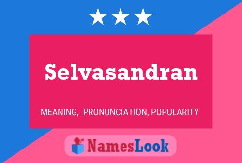 ملصق اسم Selvasandran