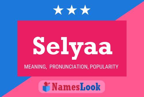 ملصق اسم Selyaa