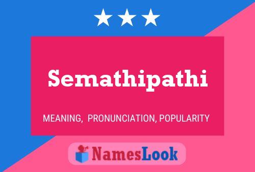 ملصق اسم Semathipathi