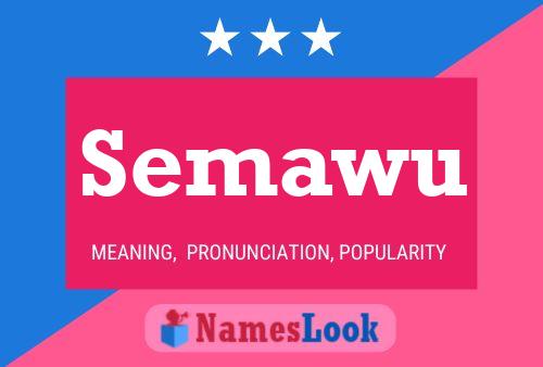 ملصق اسم Semawu