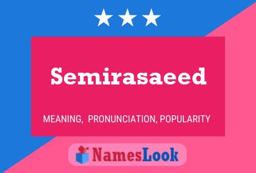 ملصق اسم Semirasaeed