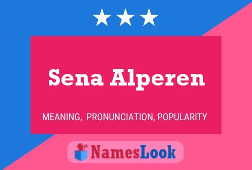 ملصق اسم Sena Alperen