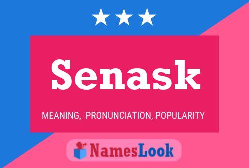 ملصق اسم Senask