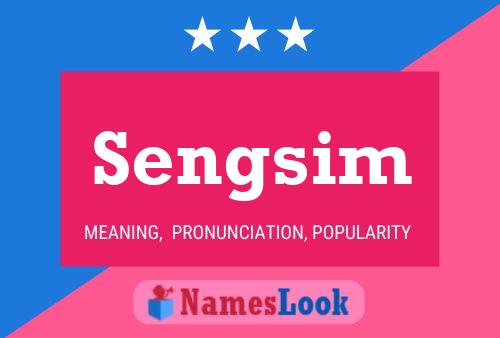 ملصق اسم Sengsim