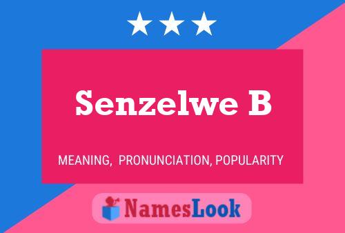 ملصق اسم Senzelwe B