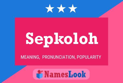 ملصق اسم Sepkoloh