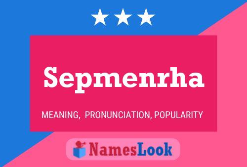 ملصق اسم Sepmenrha